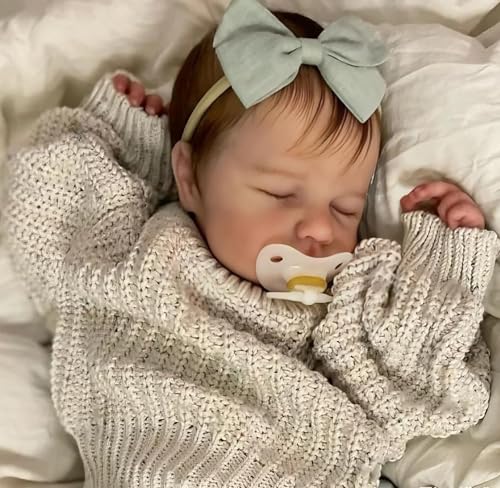 Zero Pam 20 Inch Reborn Baby Dolls Silicone Full Body Realistic Baby Doll Anatomically Correct Girl Real Life Babys Dolls Realistic Silicone Babys Doll for Girls with Accessories for Kids 3+