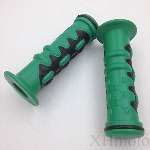 XKMT-WATERCRAFTS Comfort Gel Style Grips GREEN ATV QUAD Compatible With Brute Force Prairie GRIZZLY KODIAK(7/8" BOTH SIDE) [B01LVURR7M]