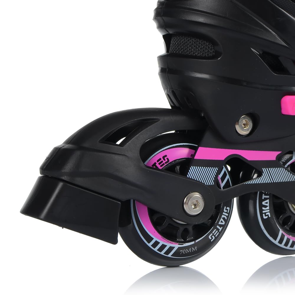 Pattini in linea 4 in 1, pattini in linea regolabili, per bambini e adulti, cuscinetti ABEC7, taglie 29-43