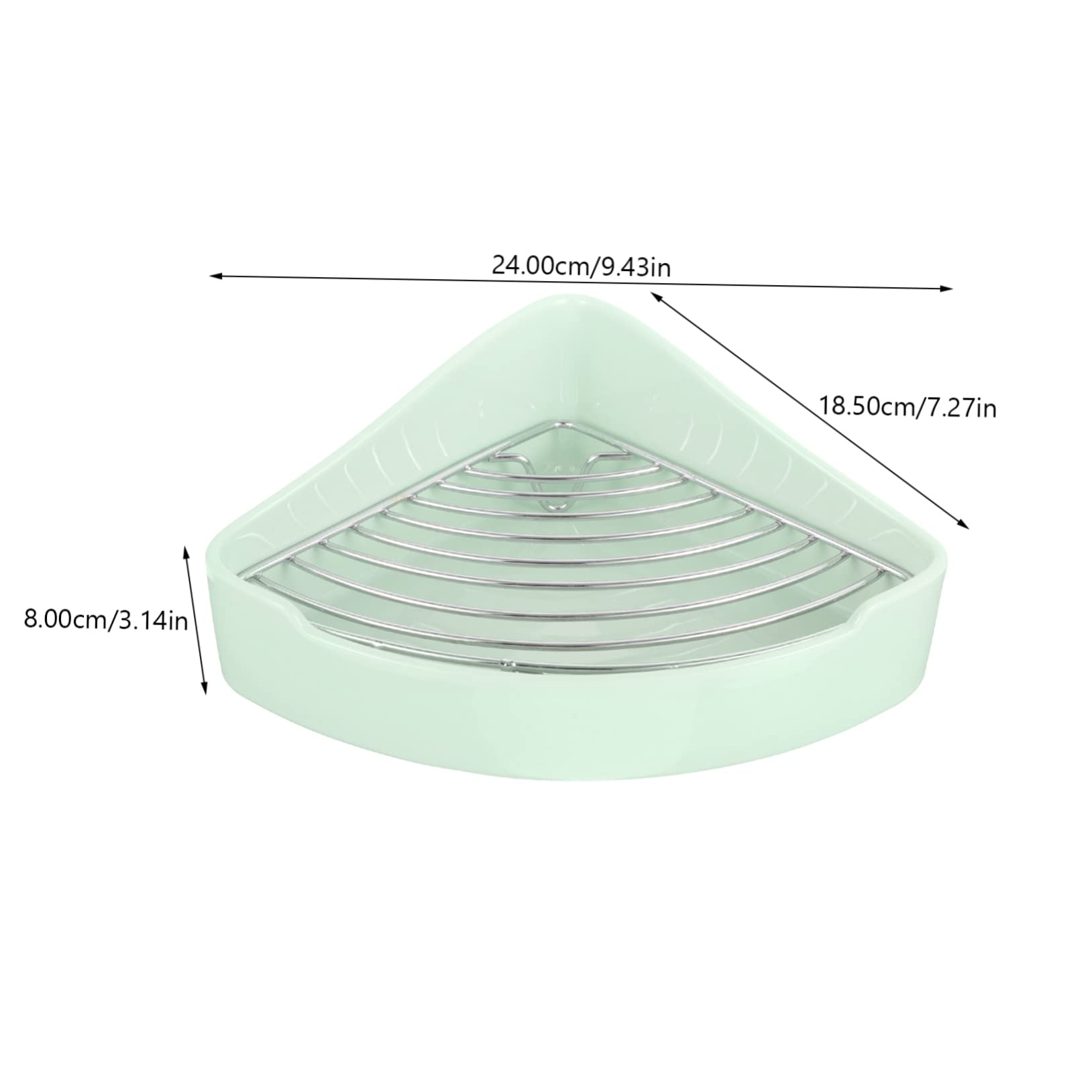 INOOMP Toilette per Piccoli Animali in Ceramica Angolare a Triangolo per Conigli e Cavie Bordi Sicuri e Smalto Interno ed Esterno, per Ufficio e Bagno