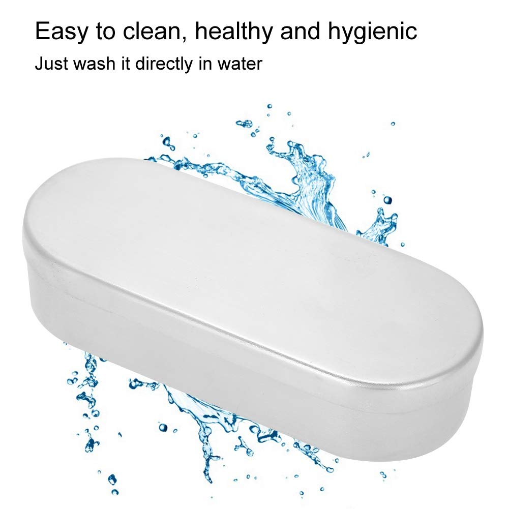 Bandeja esterilizadora para instrumental dental y de uñas, caja de desinfección de 13,5 cm, contenedor de esterilización de aluminio de alta temperatura para herramientas de manicura y odontología.