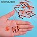 SILANON Bobber Stops for Fishing Floats,100/200pcs Slip Bobber Stops with Plastic Beads Bobber Stoppers for Fishing Line Float Bobber Stops String Knots Freshwater Saltwater