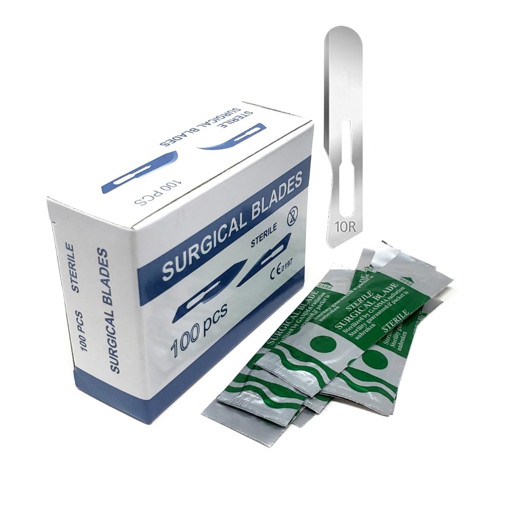 Scalpel Blades - 100 Sterile Carbon Steel -8