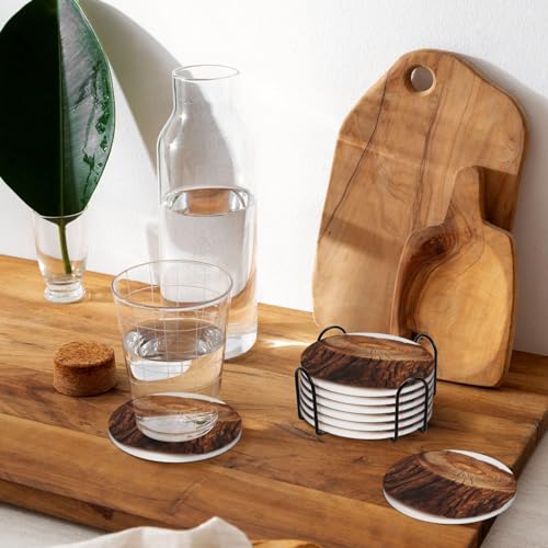 Dessous de verre résistant à la chaleur en céramique et liège - 8