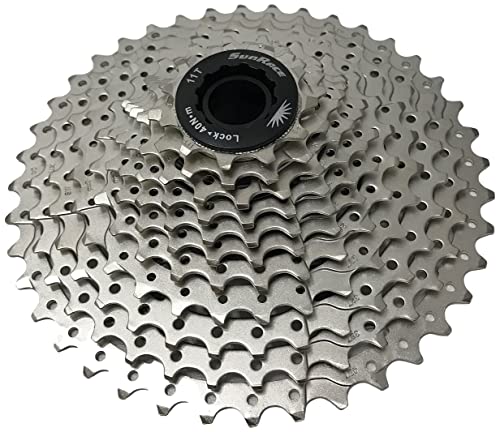 SunRace Csms8 Cassette 11v 11-40t, Deportes y Aire Libre, Silver