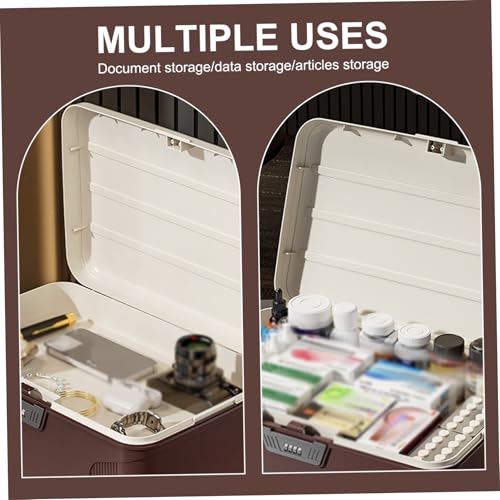 Boîte de rangement verrouillable pour organiser votre bureau à la maison - 7