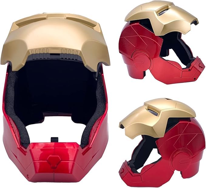 Image of Toys Uncle Figure (Kids Wearable Iron Man Helmet with Lights)
