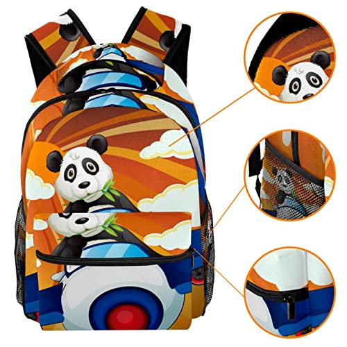 Mochila de avión Panda Air impermeable con compartimentos reforzados para campus 3
