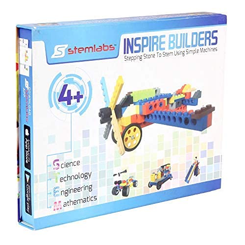 Stem kit -Workshop Assisted STEM Learning via Lego Like Kits (Ages 4+) Make 60+ Projects via Our App