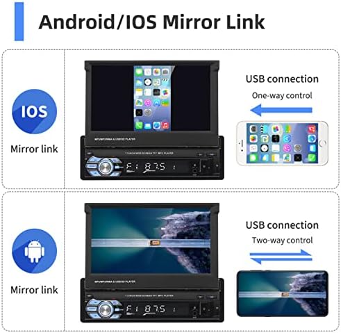 Podofo Car Stereo Android and iOS Mirror Link