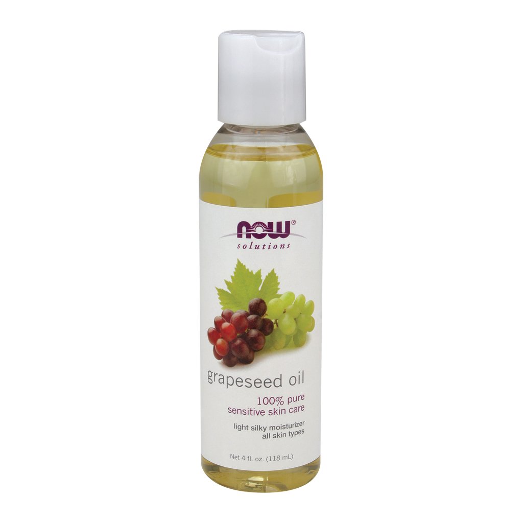 Now Foods Grapeseed Oil - 4 oz. (Edible) 12 Pack