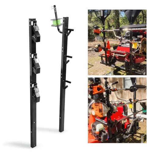 ECOTRIC 3 Place Weedeater Rack Carrier Mount On Landscape Truck Trailer |…