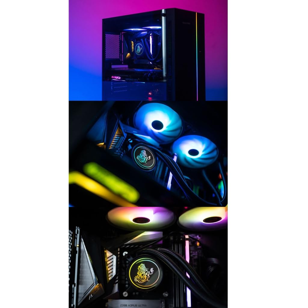 Sistema di raffreddamento liquido efficiente del dispositivo di raffreddamento a liquido del CPU a basso rumore per LGA 2066/2011 V3/2011/115X/AMD AM4/AM3+/AM3/FM2+