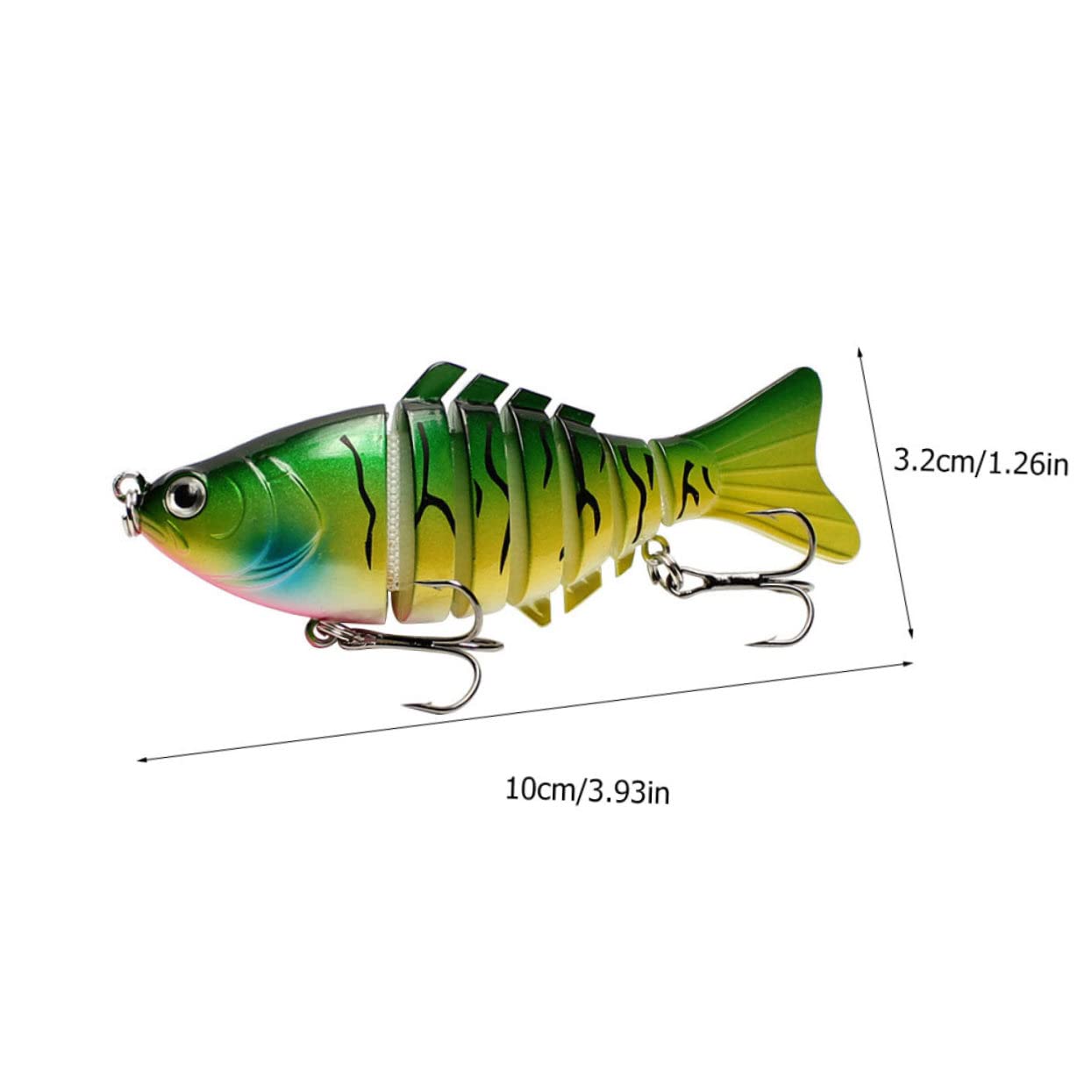 BESPORTBLE Leurre Appât Swimbait Leurres Bioniques Matériel De Pêche en Mer Leurres De Pêche en Eau Douce Leurre De Pêche Appâts De Pêche Lys De Pêche Plastique