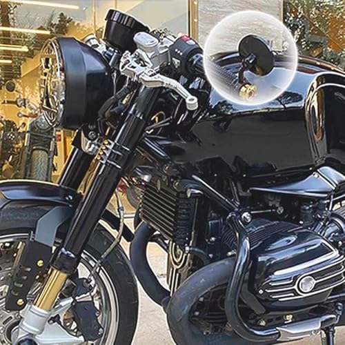 Espejo retrovisor lateral para manillar BMW R ninet en aluminio CNC resistente 2