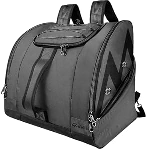 OutdoorMaster Boottas, 50 liter, skischoenen en snowboardlaarzen, uitstekend geschikt voor reizen, met waterdichte buitenkant en onderkant, voor mannen, vrouwen en jongeren