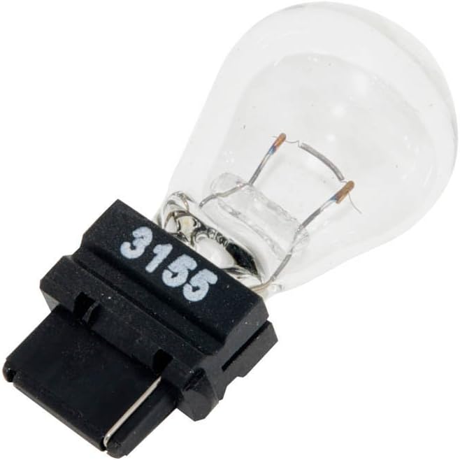 CEC Industries #3155 Bulbs, 12.8 V, 20.48 W, W2.5x16d Base, S-8 shape (Box of 10)