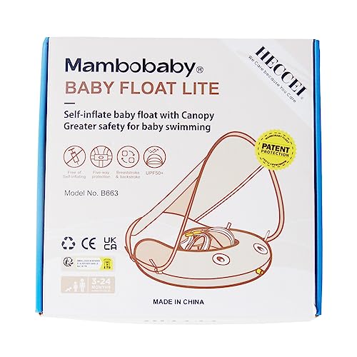 HECCEI Salvagente Neonato Ciambella Gonfiabile