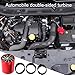 Air Intake Turbonators, Car Turbocharger, Automobile Double-Sided Turbine, Intake Turbo Charger, Plug-and-Play Power Saver, Enhanced Acceleration & Engine Sound, Fits Most Gas Vehicles