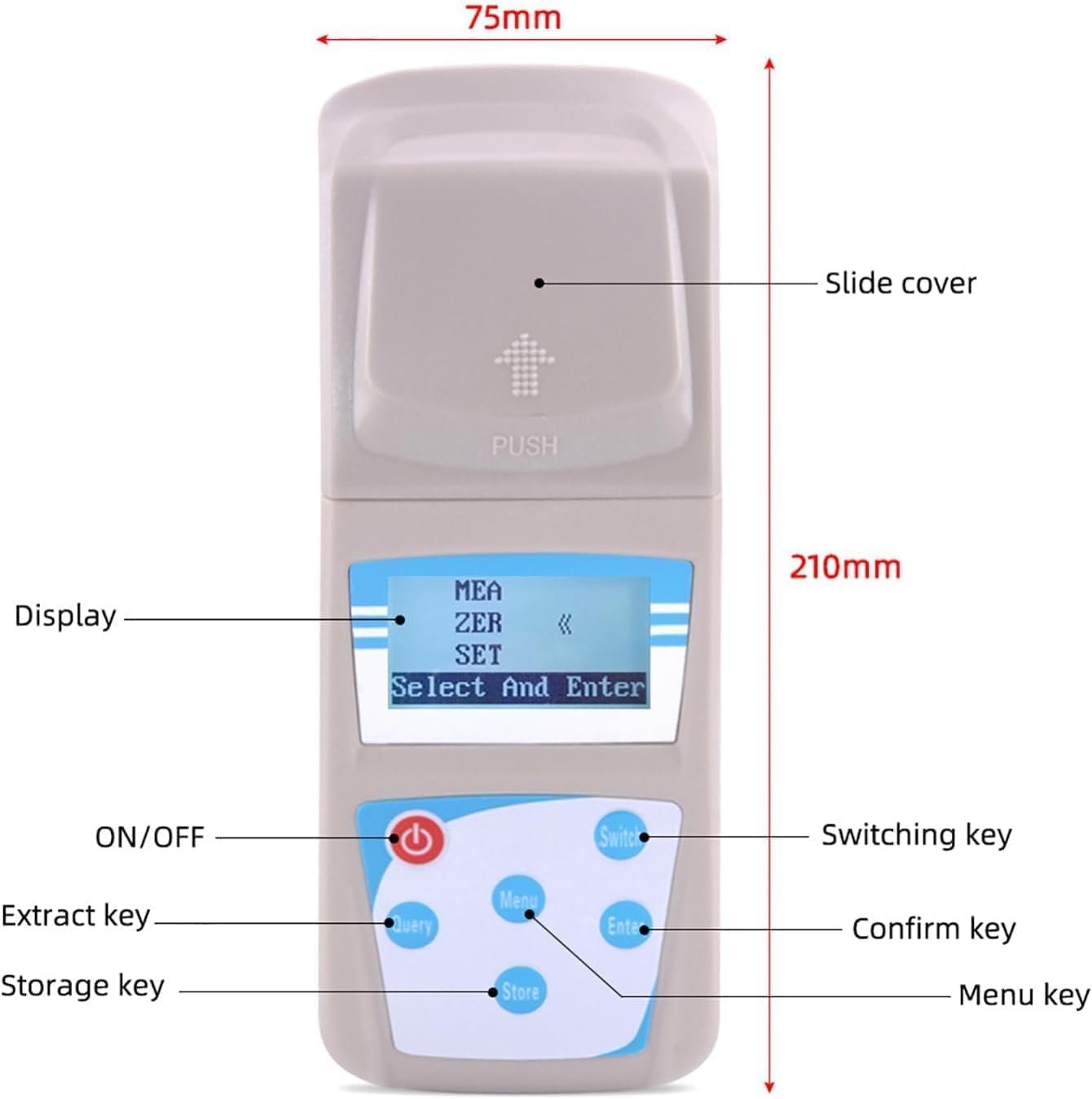 Tester di qualità dell'acqua di cloro residuo, 0-5,00 mg/L pH e Cl2 Meter | Risoluzione 0,01 mg/L, memorizza fino a 10 letture, fornito con una custodia per test ospedalieri e di laboratorio.