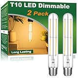 Vinaco T10 LED Bulb 2700K Warm White, 2 Pack T30...
