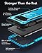 YOUMAKER Case for Galaxy S10e, Kickstand Case with Built-in Screen Protector Heavy Duty Protection Shockproof Full Body Slim Fit Cover for Samsung Galaxy S10e 5.8 inch - Blue