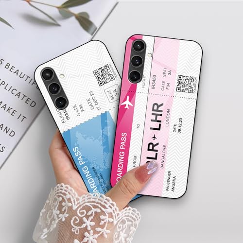 Image of COLORflow Back Cover Compatible with Samsung Galaxy S23 FE 5G|Boarding Pass Colors Customized|Shockproof TPU Bumper with Camera Protection Back Cover Compatible with Samsung Galaxy S23 FE 5G,Multi
