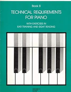 Paperback Technical Requirements for Piano Book 8 Book