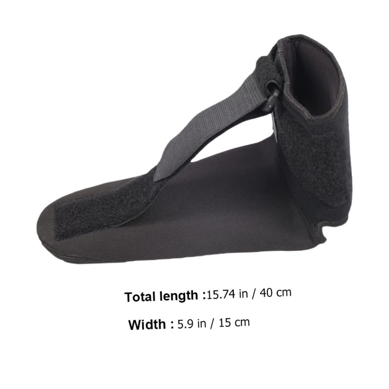 SHERCHPRY 1Pc Adjustable Foot Droop Corrector Strap for Night Use Unisex Foot Support Brace for Correction Breathable Material Comfortable Fit