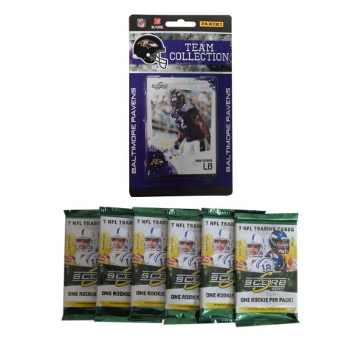 NFL Baltimore Ravens 2010 Score Team Set with Six Score Football Packs