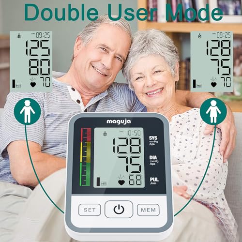 Blood Pressure Monitor,maguja Blood Pressure Machine,BP Monitor Automatic Upper Arm Digital with Wide Range of Bandwidth for Home Use - Thumbnail 3