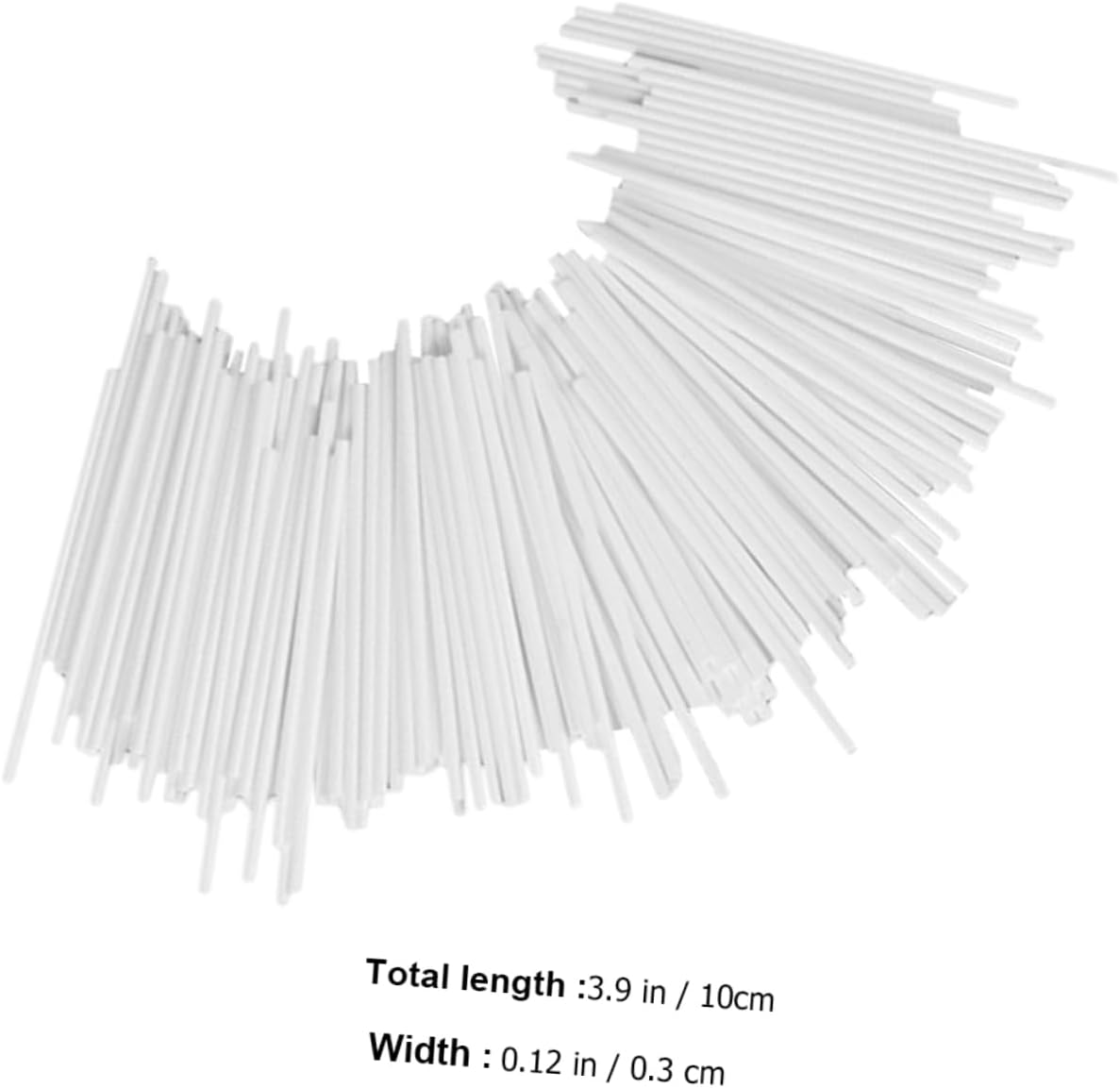 200pcs Paper Lollipop Sticks for DIY Candy Making and Fruit Candies