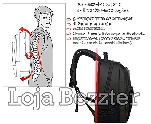 Mochila Bolsa Escola Trabalho Mas/Fem Notebook 16 pol 6 51Ld8YFisoL