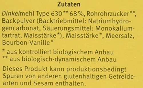 Bauckhof Demeter Hof Bio Dinkel Waffeln, 200 g