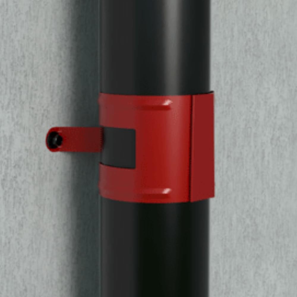 Kit de manguera de descenso de 3 m sin/con transporte – Media altura | Evacuación eficaz y práctica | Gris Antracita (con desplazamiento, 80 mm)