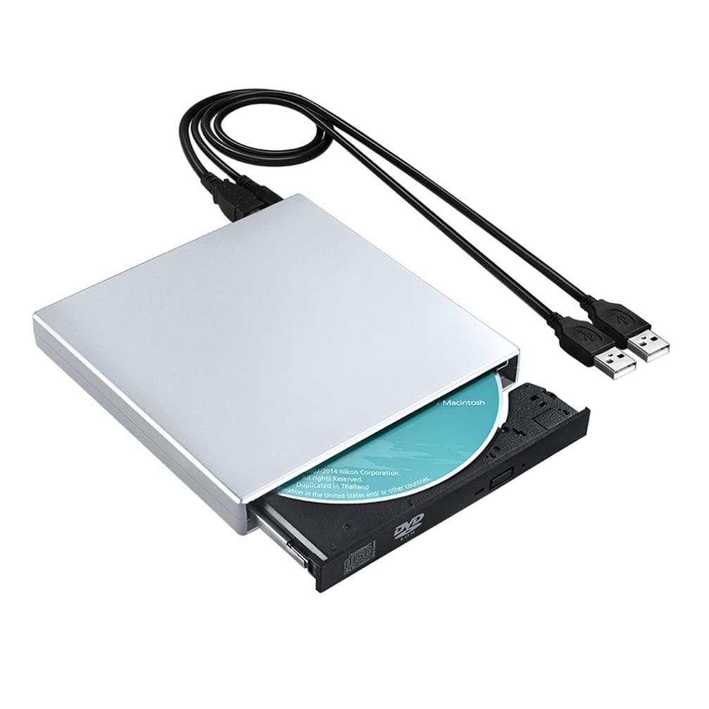 Buy USB 2. 0 External DVD Drive, USB Portable Slot in CD DVD Burner Player, USB C Superdrive CD