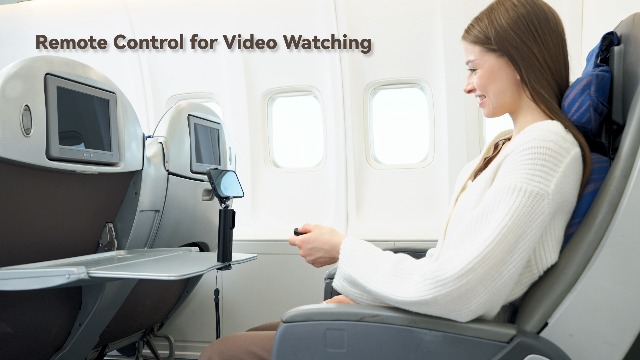 Supporto per telefono con aereo in volo, 2 pezzi, girevole a 360