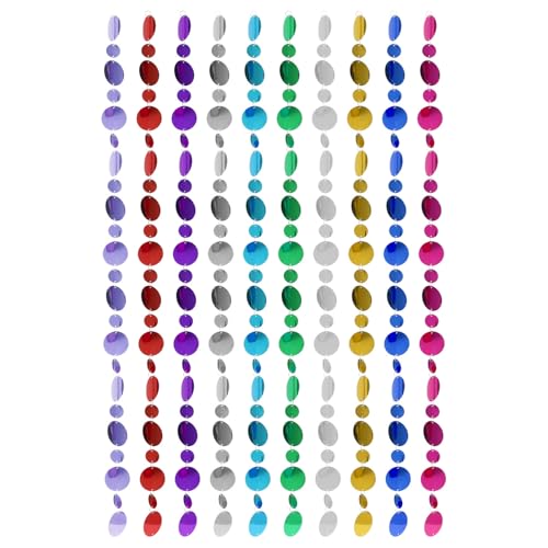 SOLUSTRE Cortina Diseño de Lentejuelas PVC Varios Estilos Pack de 10 Piezas para de Bodas y Fiestas para Ambiente Romántico y Elegante Varios Estilos