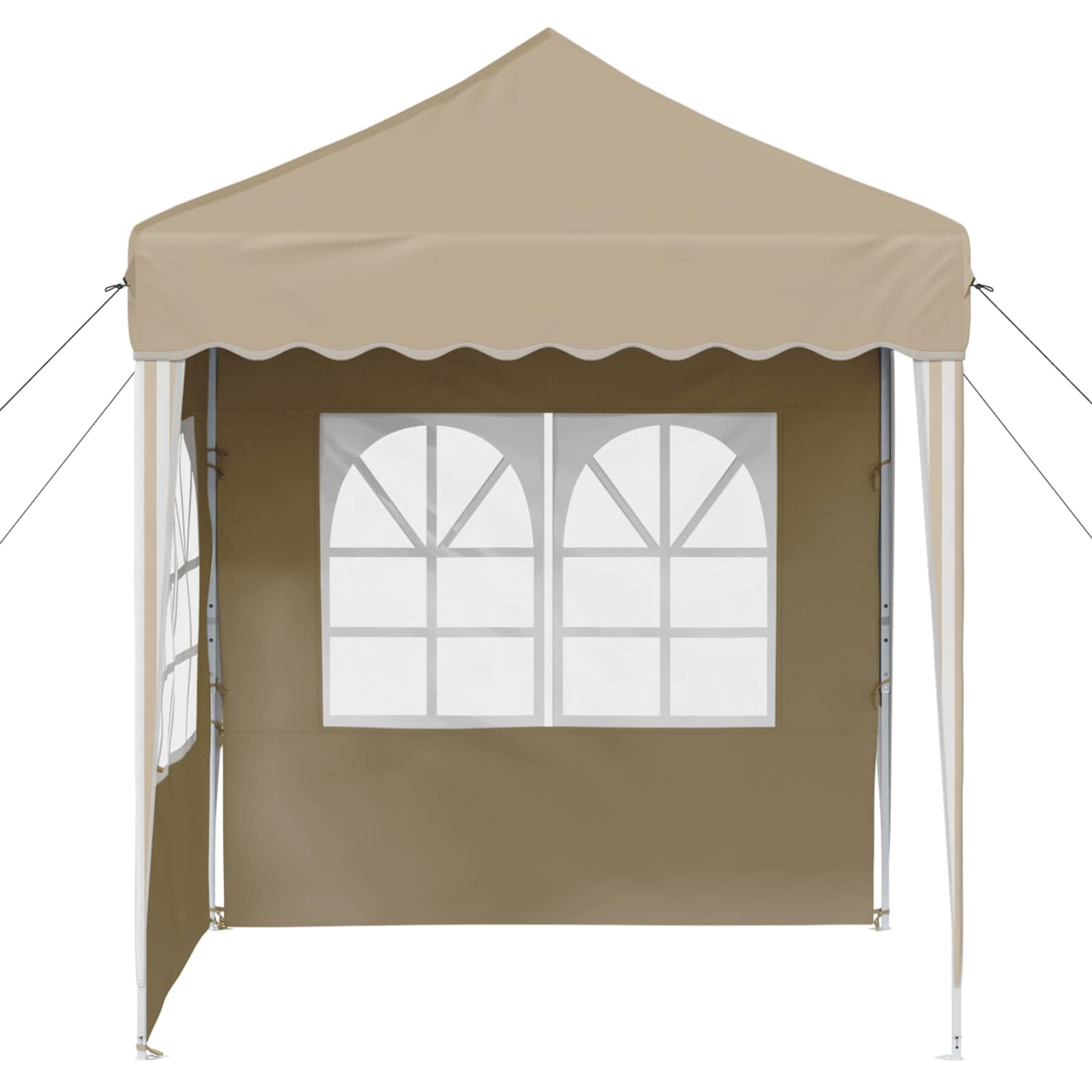 Namiot imprezowy Pop-up z tkaniny Oxford, 195 x 195 x 245 cm, z ochroną przed promieniowaniem UV, odporny na warunki atmosferyczne, stabilna metalowa rama, idealny na imprezę w ogrodzie