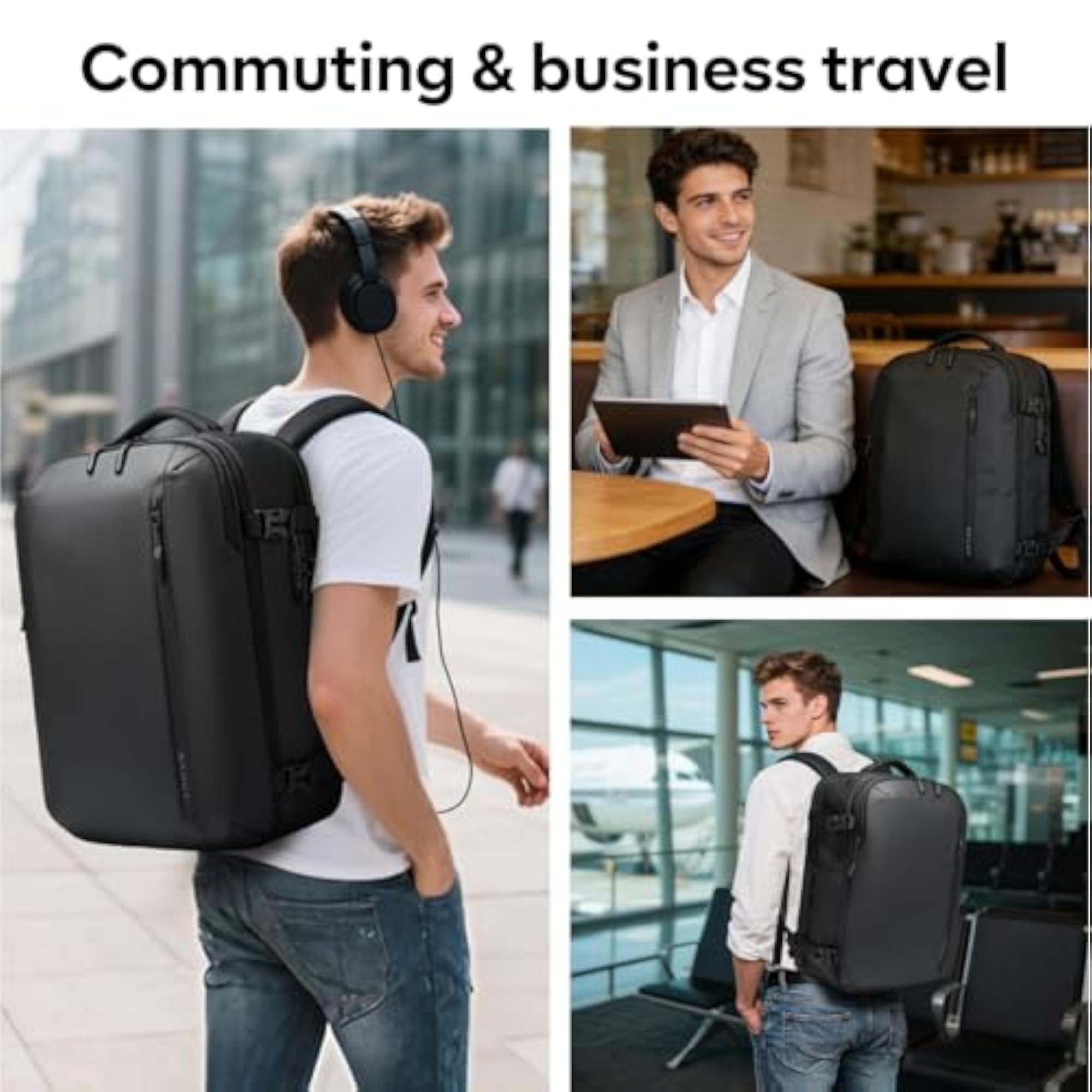 Travel Backpack with 15.6 Inch Laptop Compartment