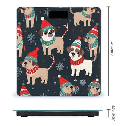 Báscula digital para baño con pantalla LCD grande, capacidad 180 kg miniatura 2