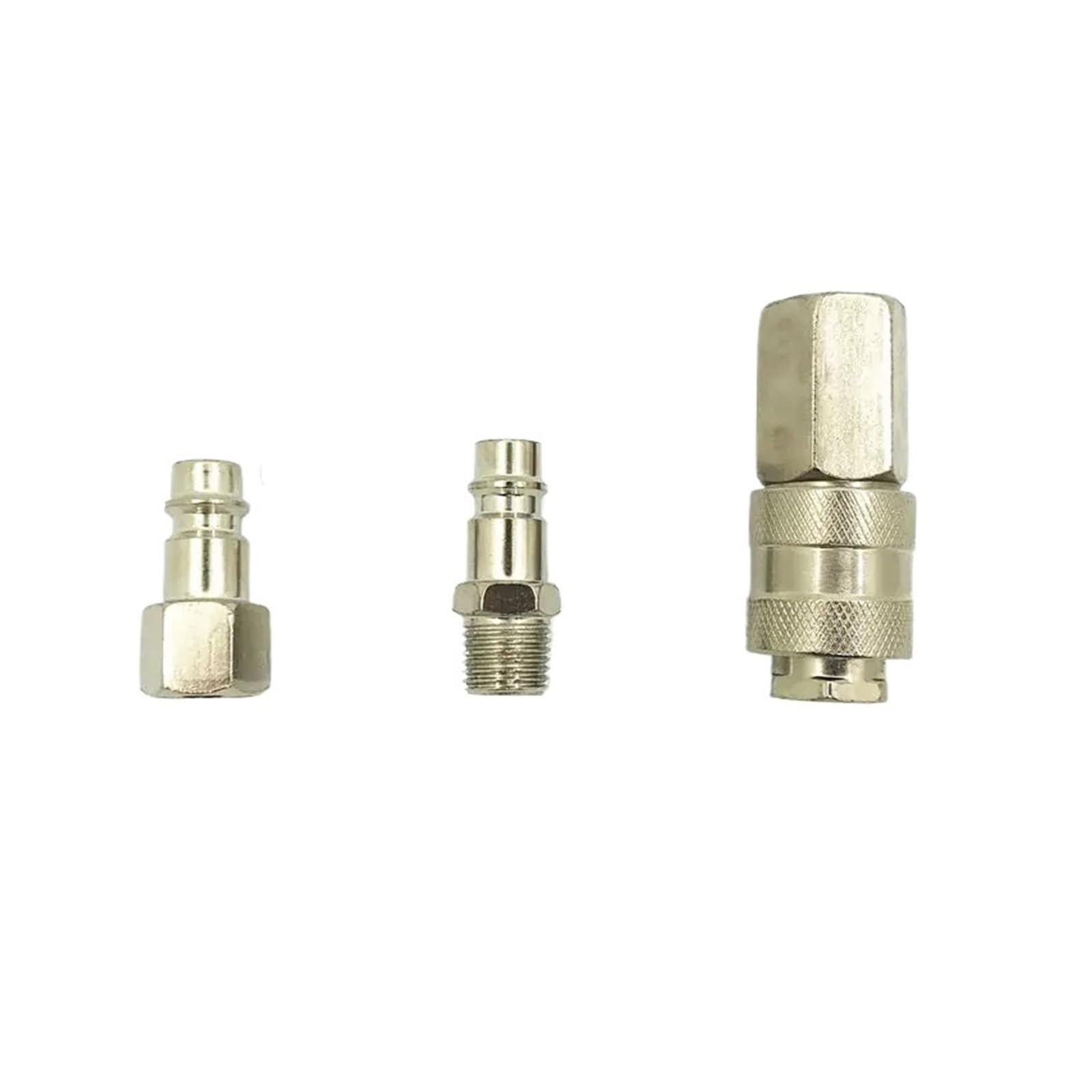 12 pz Pneumatici Connettori Rapidi Stile Europeo 1/4 ''Innesto Rapido Industriale Spine Compressore D'aria Parti di Utensili Connettore del Tubo Flessibile