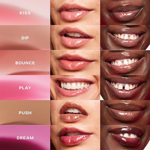 image for Saie Glossybounce - Hydrating Lip Gloss and Tinted Lip Oil Hybrid with