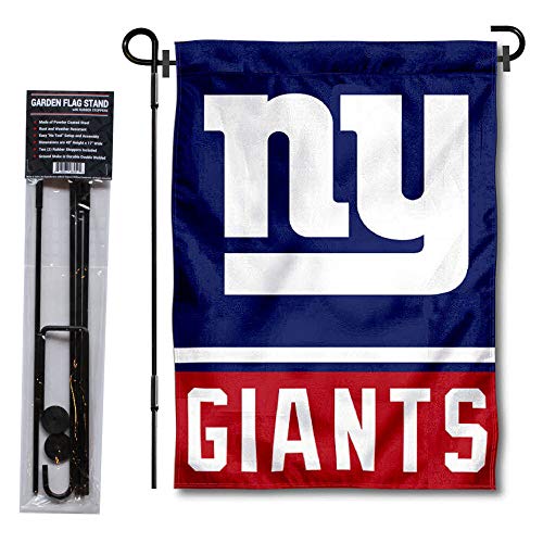 Drapeau de jardin géant New York Wincraft avec support inclus