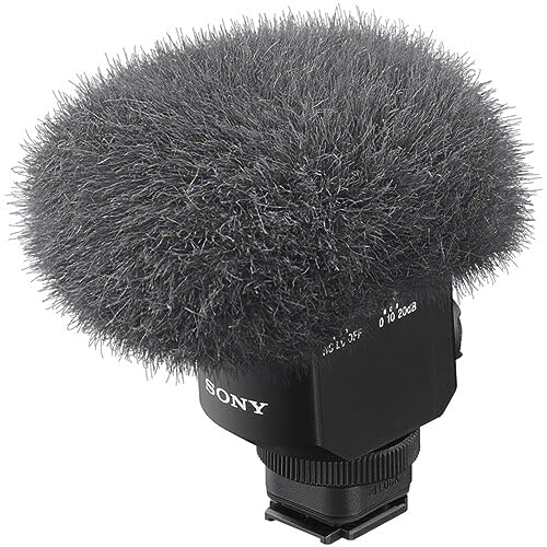 Microphone numérique Shotgun ECM-M1 Sony ultra-compact avec 8 modes de capture