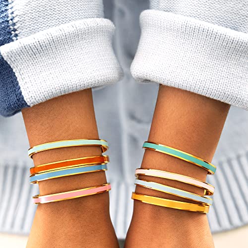 Storyjewellery My Badass Girl Gang Bracelet, Badass Bestie Bracelet, Friendship Bracelet, Matching Bracelet For Best Friend, Enamel Friendship Bracelets For Women(Color 05) #TOP4