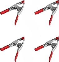 Vista 1 de FactorDuty Juego de abrazadera de resorte de metal de 4-9 pulgadas con punta roja