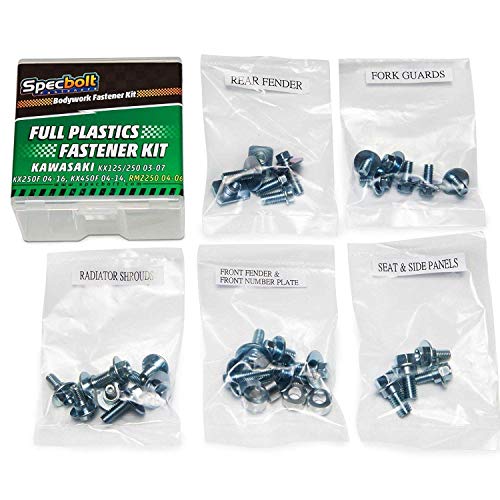 Kit de fixation plastique complet haute résistance pour KX et RMZ