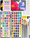 Produktbild Artistro Aquarellfarben-Set mit 100 Farben, leuchtende Farben in tragbarer Box. Perfektes Reiseaquarell-Set für Künstler, Hobby-Maler und zum Malen