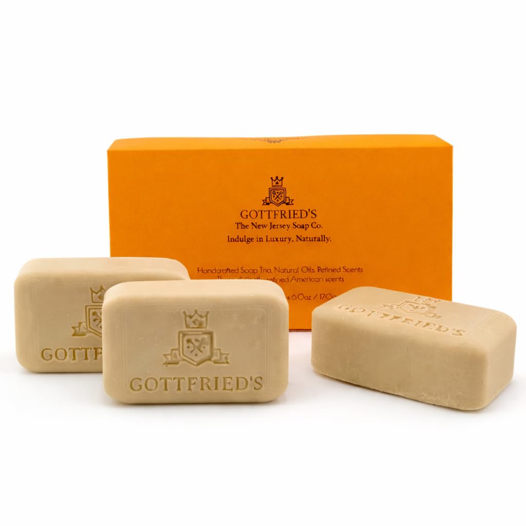 Gottfried's | The One Luxury Soap, A new and improved proprietary formula, premium soap represents a significant advancement in handmade cold-process soap (1 Pack) (3 Count (Pack of 1))